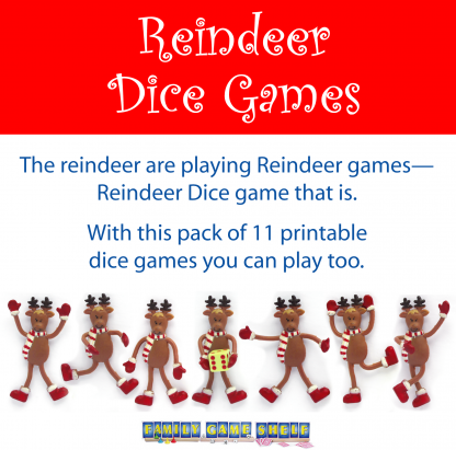 Reindeer Dice Game