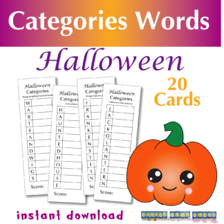 Halloween Categories Game