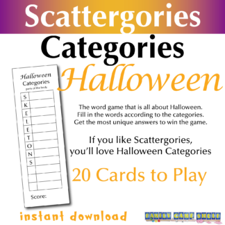 Halloween Categores
