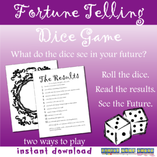 Fortune Telling Dice Game