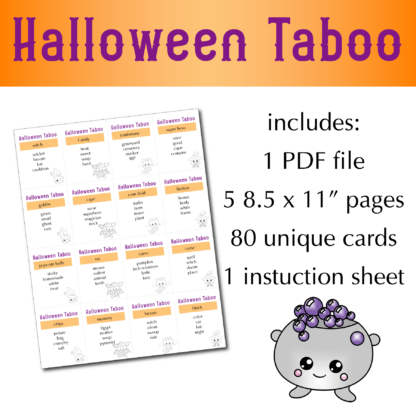 Halloween Taboo includes