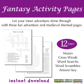 Fantasy Activity pages