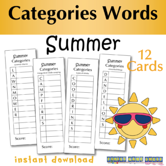 Summer Category Words