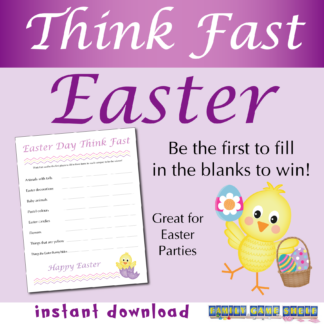 Think Fast Easter game