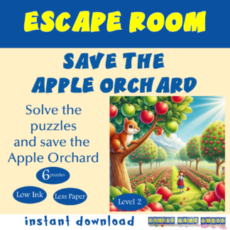 Save the apple orchard! Solve the puzzles and save the Apple Orchard. 6 puzzles. Level 2. Instant download
