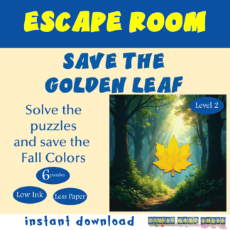 Save the Golden Leaf Escape Room