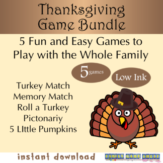 Thanksgiving Game bundle. 5 games