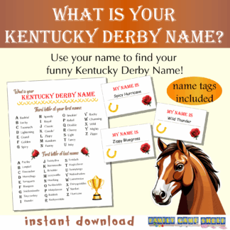 Kentucky Derby What's Your Name?