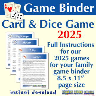 Card and Dice Game Bundle 2025