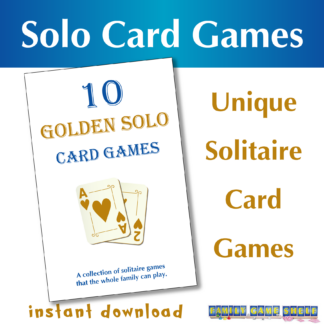 Solitaire Card Games for Kids, Families, Seniors Rules Booklet