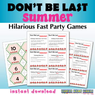 Don't Be Last Summer Party Games